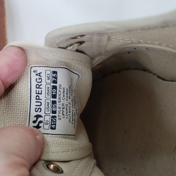 Superga Cotropes Woven Platform Shoe Sneaker‎ - Picture 9 of 9